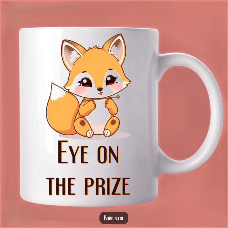 Funny Fox Threading Needle Mug - Perfect Gift for the Detail-Oriented!