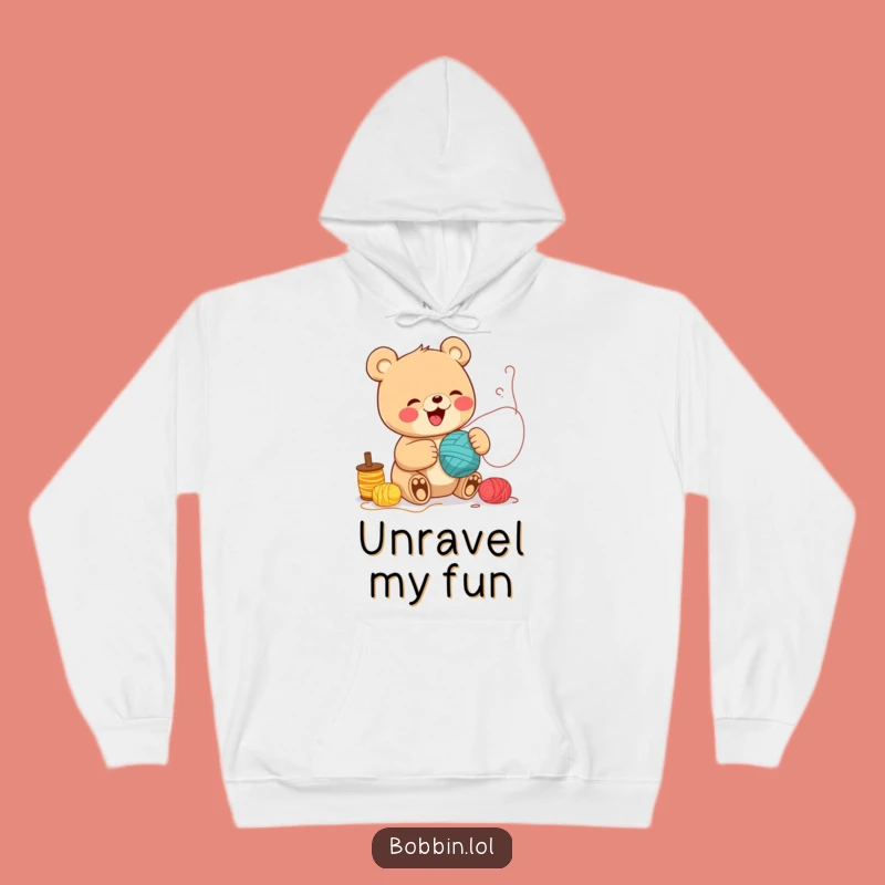 Funny Bear Sewing Hoodie: Cozy Up with This Hilarious Giggling Bear Sweatshirt