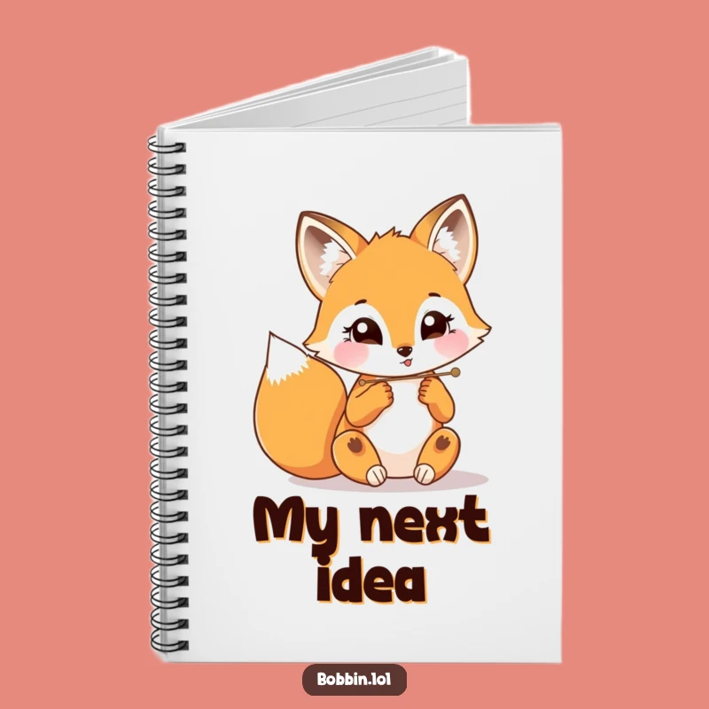 Funny Fox Threading Notebook - Plan Your Projects with Precision!