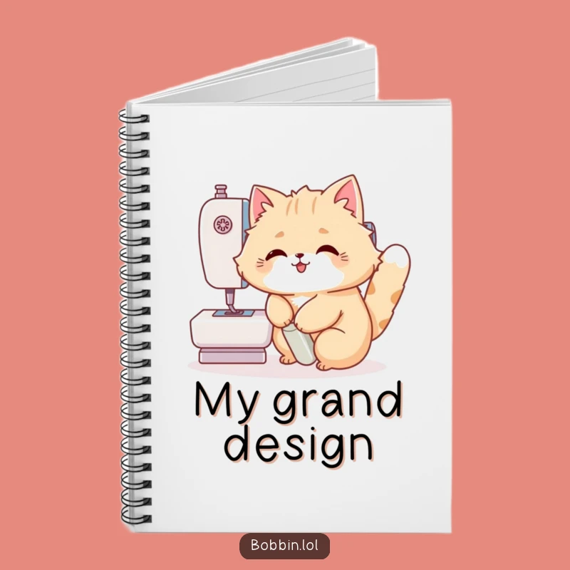 Funny Cat Sewing Notebook: Jot Down Ideas with This Hilarious Crafting Companion